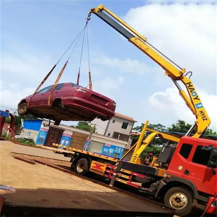 海港吊车救援小汽车怎么吊